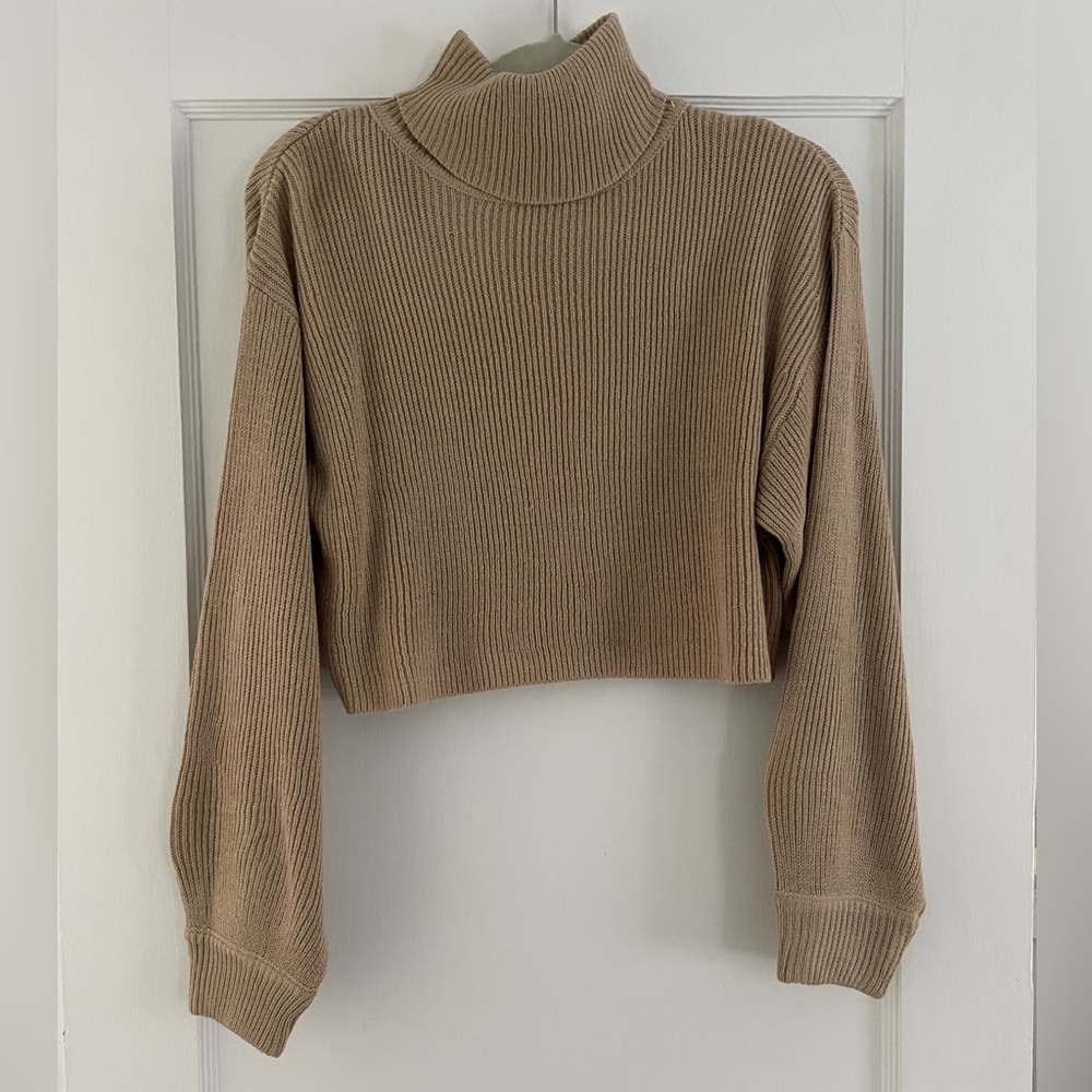 Divided H&M Cropped Turtleneck